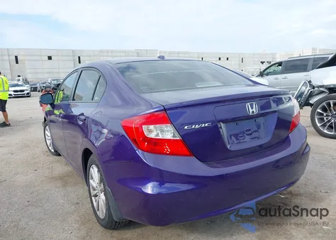 2012 Honda Civic Ex-L from USA, damaged, VIN 2HGFB2F94CH541852